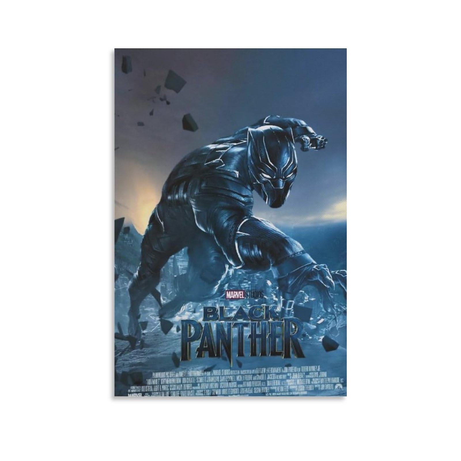 Amazon.co.jp: マーベル ポスター ブラックパンサー3 プリント